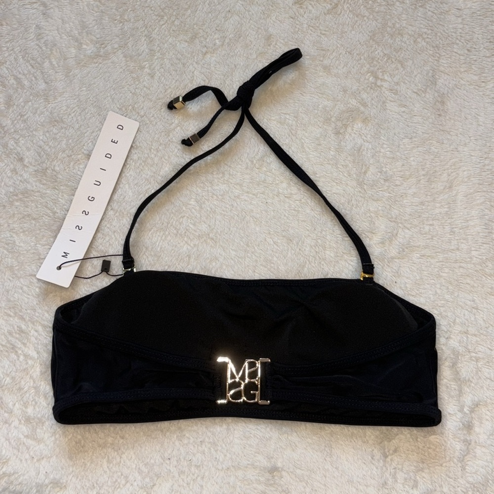 Missguided Black Two Piece Bikini - Picture 3 of 9